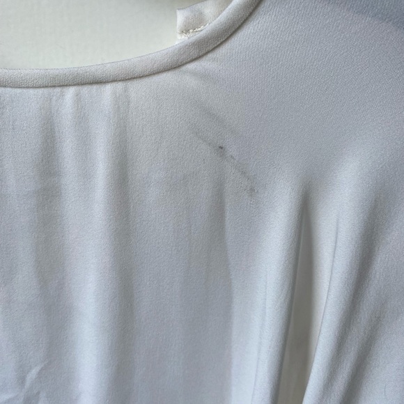 Acrobat Silk White Blouse Top Size Small - Picture 4 of 7